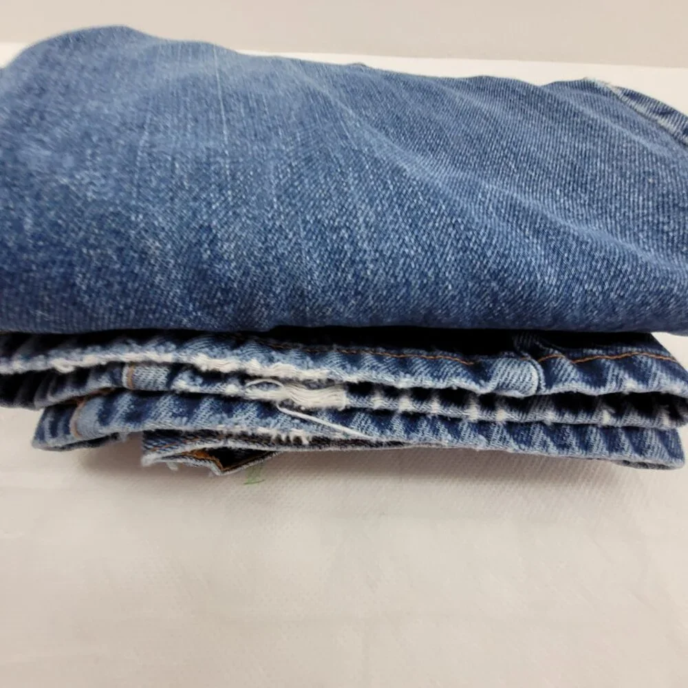 X.O.X.O. Jeans Women's 28x30 Blue Low Rise Bootcut Flare Made in USA Vintage - Picture 11 of 12